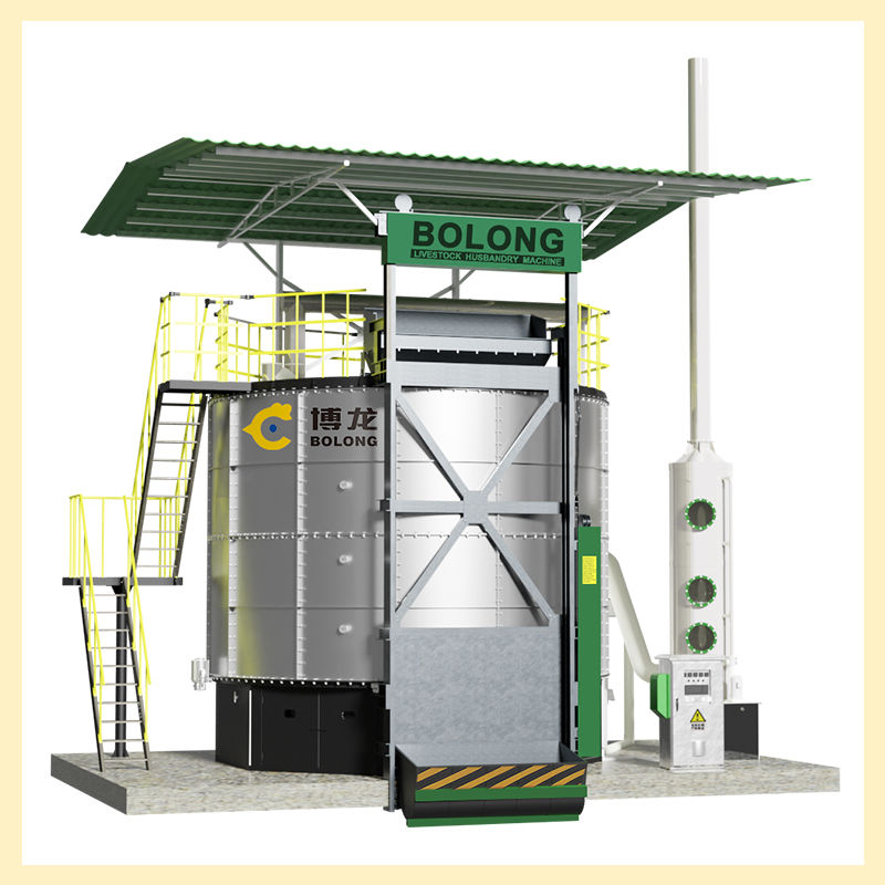 Temperature-controlled aerobic compost tank factory